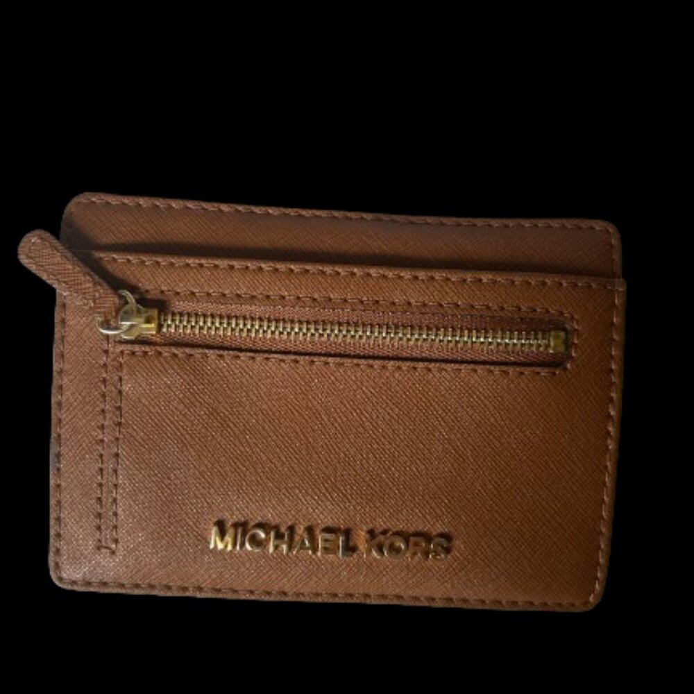 Michael Kors Wallet and Card holder Brown Leather